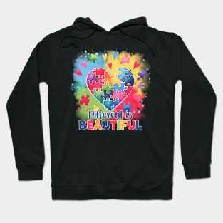 Puzzle Heart Autism Awareness Gift for Birthday, Mother's Day, Thanksgiving, Christmas Hoodie